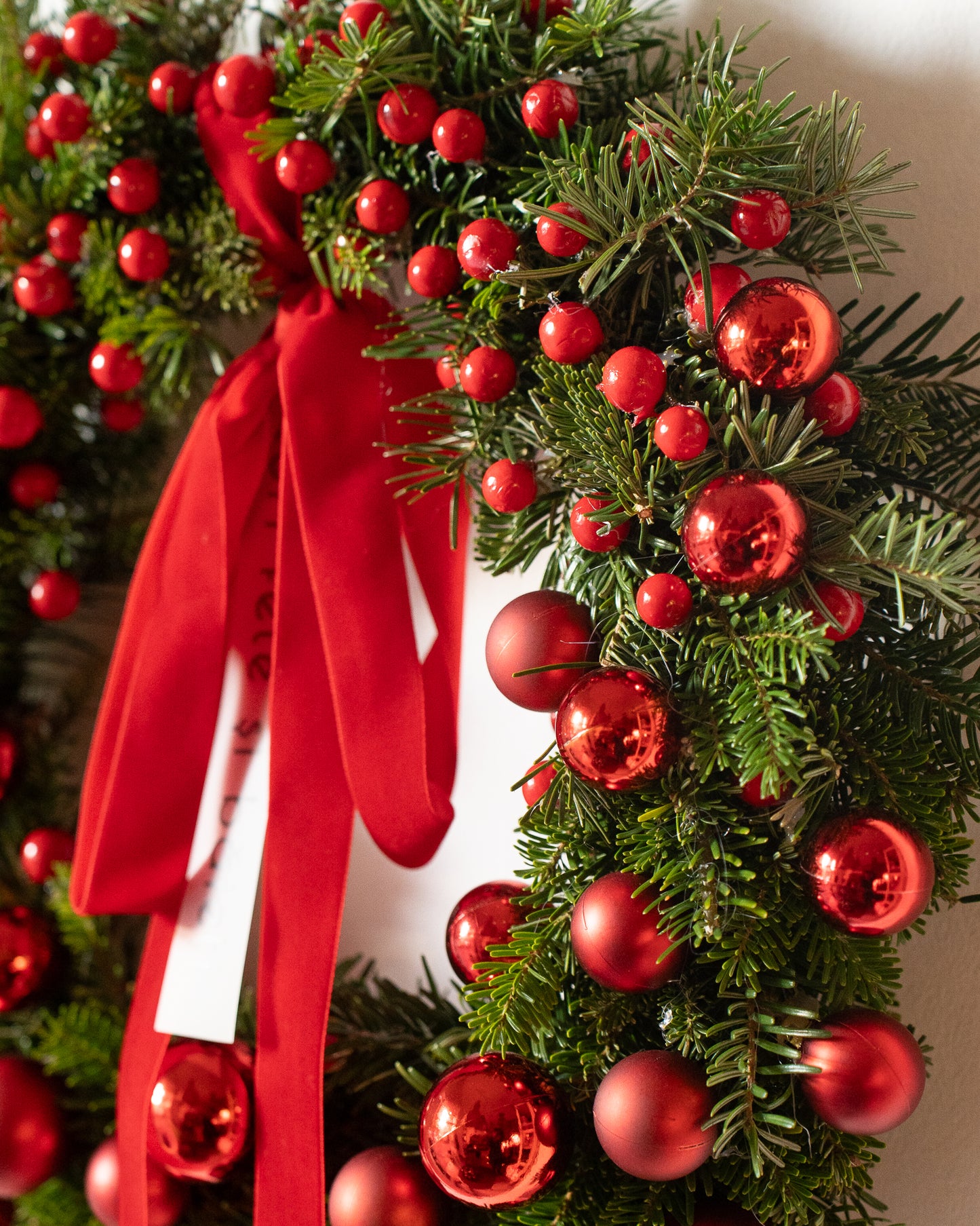 Coroniță Crăciun roșie