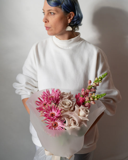 Buchet in nuante de roz