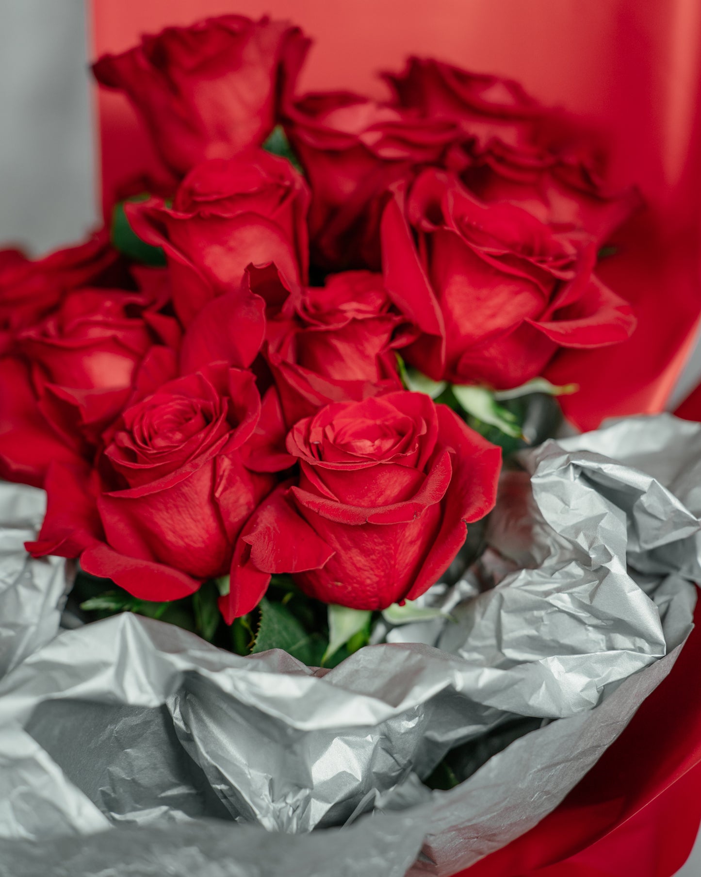 Buchet Trandafiri roșii "Cină romantică"