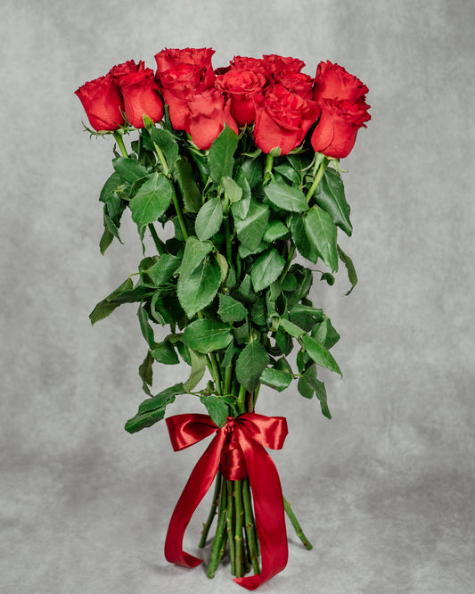 Buchet Trandafir roșu premium