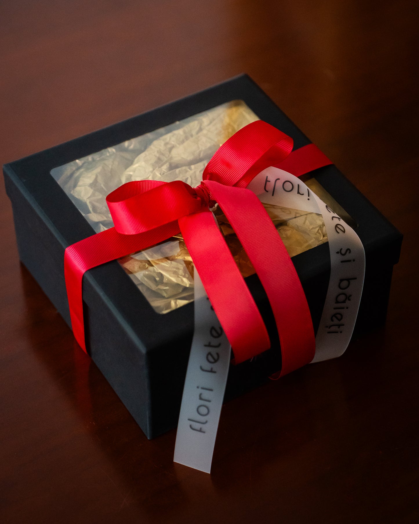 Coroniță de Crăciun DIY - cutie diferite culori