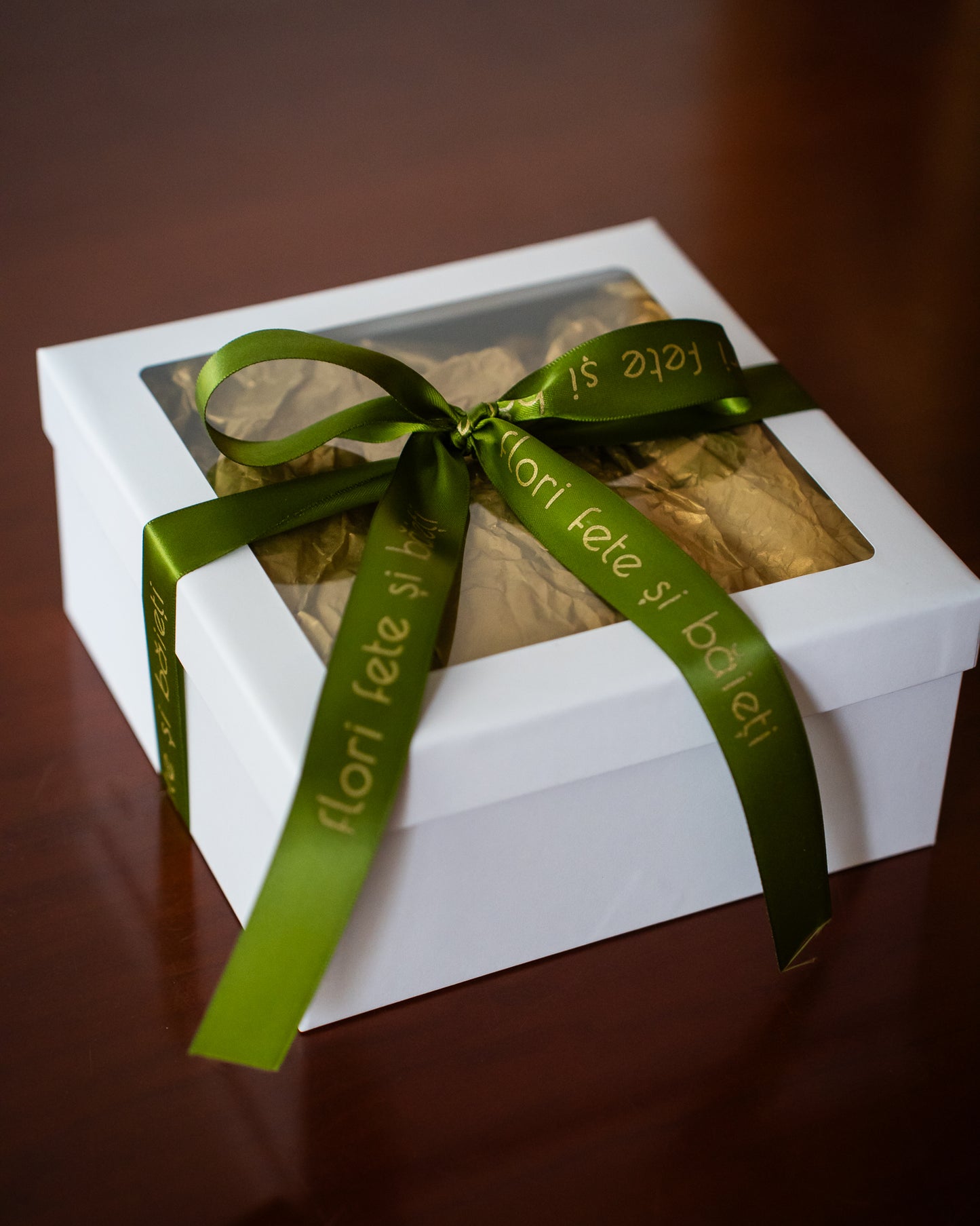 Coroniță de Crăciun DIY - cutie diferite culori