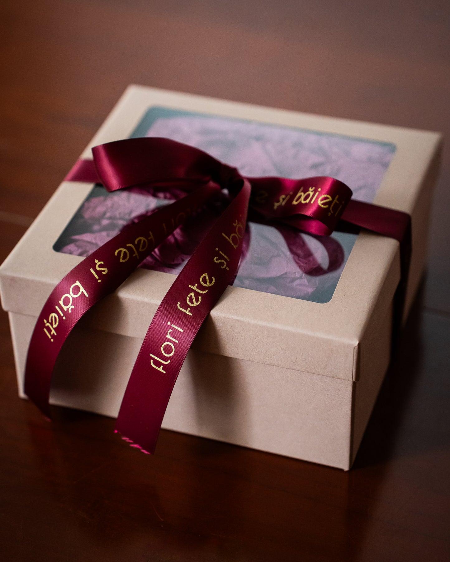 Coroniță de Crăciun DIY - cutie diferite culori