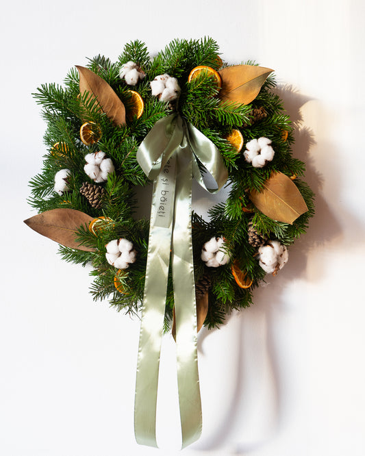 Coroniță Crăciun cu portocale